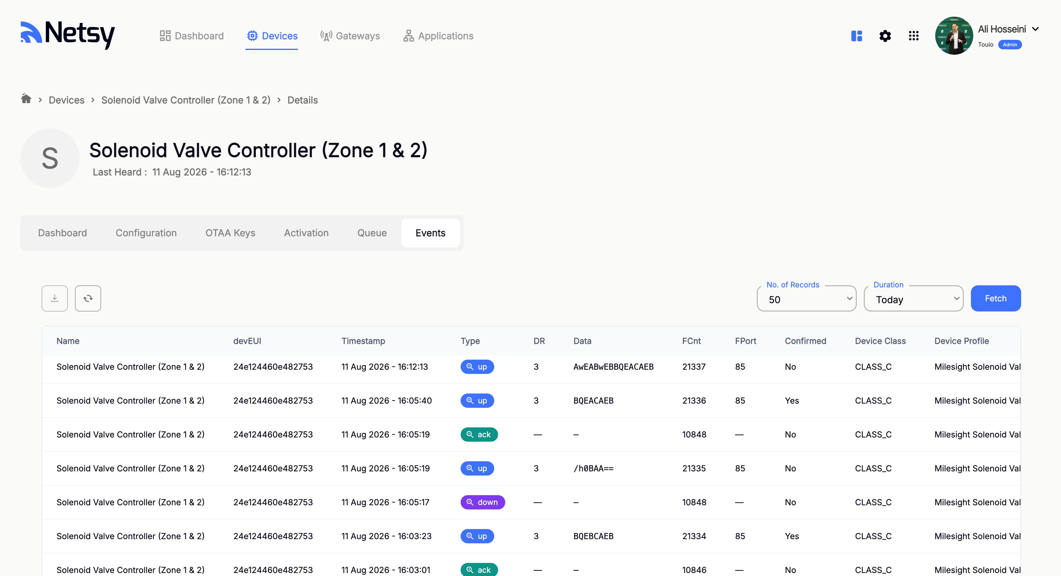 Netsy network management interface