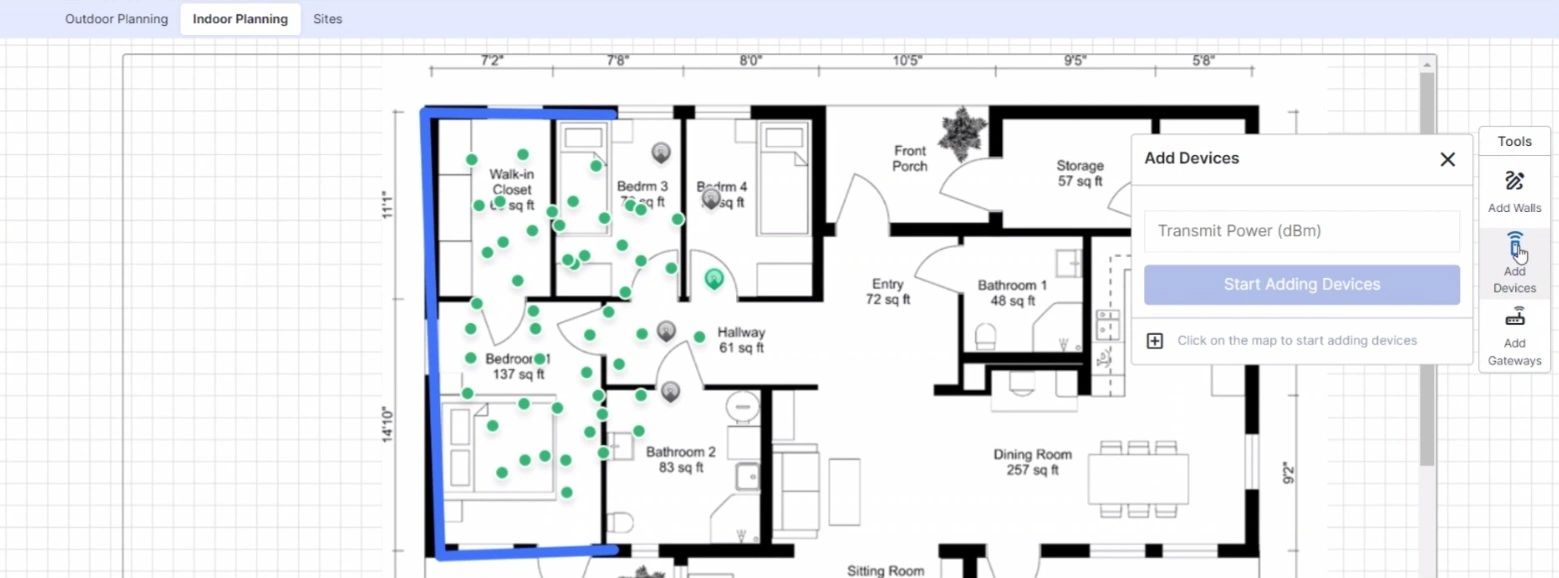 Netsy Outdoor Network Planning Interface